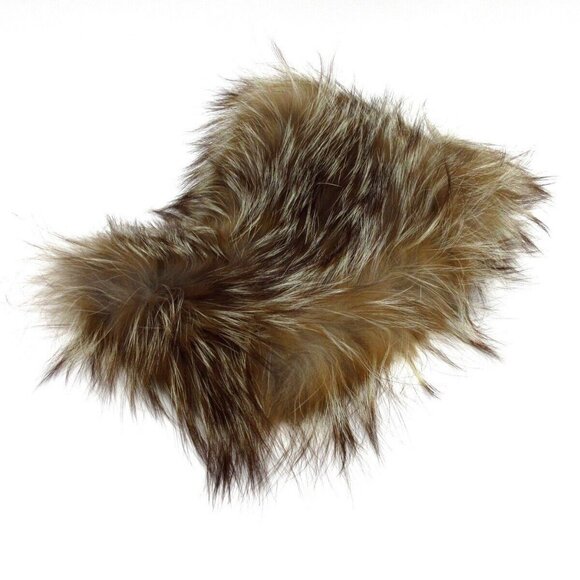 Auth FENDI - Brown Cream Multi Fur Scarf authentic - Picture 7 of 7